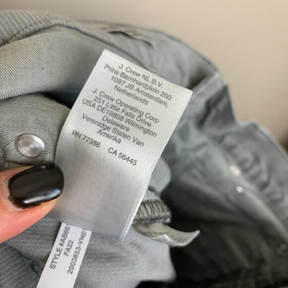 J. Crew Vintage Slim Straight Corduroy Pants Size 29 - Grey - Picture 10 of 11